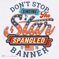 The Star Spangled Banner USA-Made Doggie Bandana thumb 2