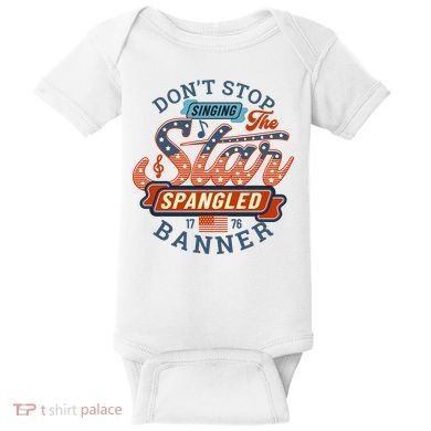 The Star Spangled Banner Baby Bodysuit