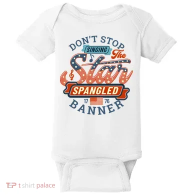 The Star Spangled Banner Baby Bodysuit