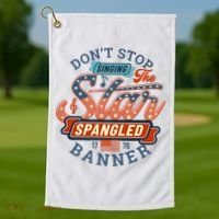 The Star Spangled Banner Golf Towel thumb 1