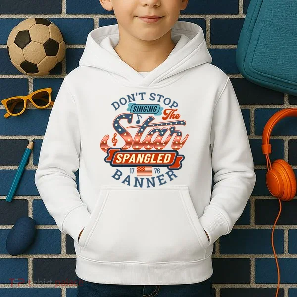 The Star Spangled Banner Kids Hoodie