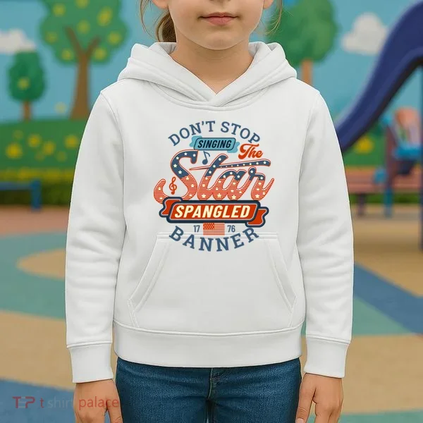 The Star Spangled Banner Kids Hoodie