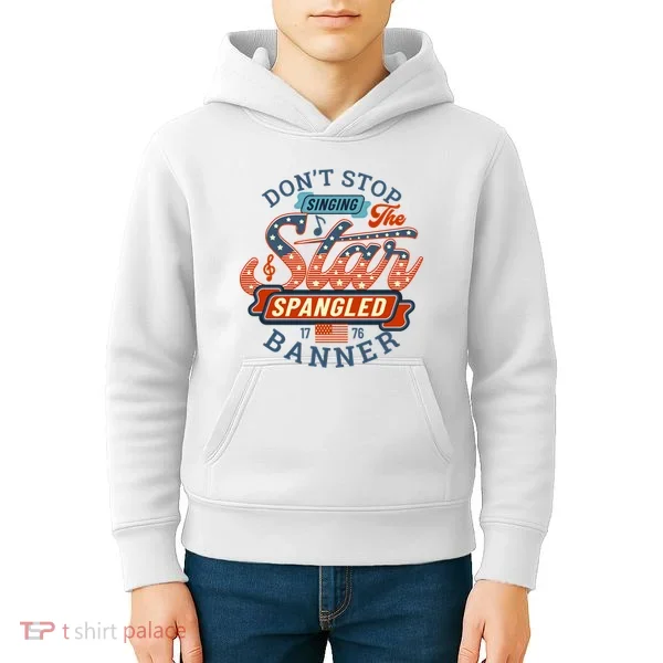The Star Spangled Banner Kids Hoodie