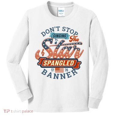 The Star Spangled Banner Kids Long Sleeve Shirt