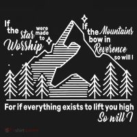 The Stars And Mountains Worship Him Backpack thumb 2