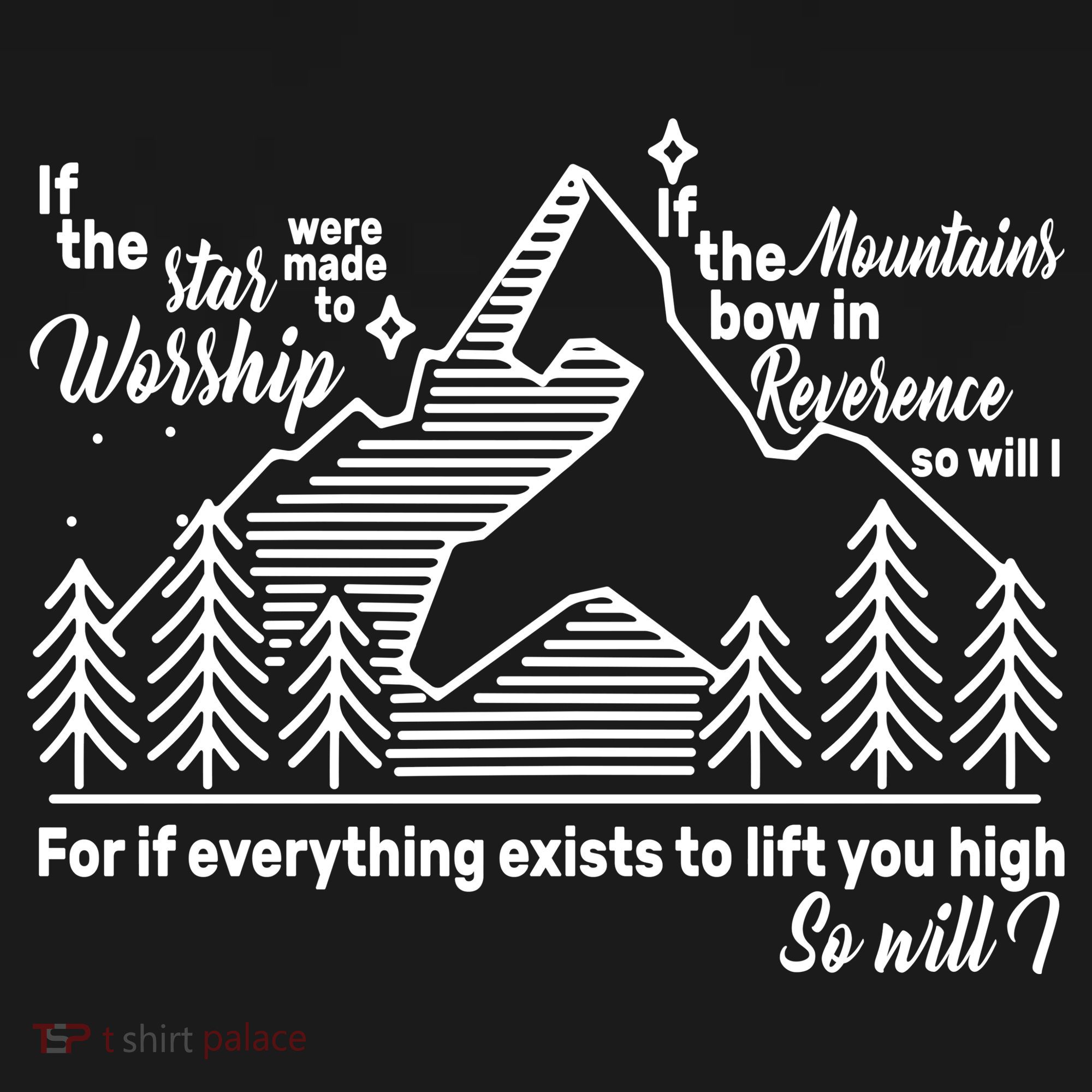 The Stars And Mountains Worship Him Backpack