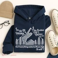 The Stars And Mountains Worship Him Hoodie thumb 4