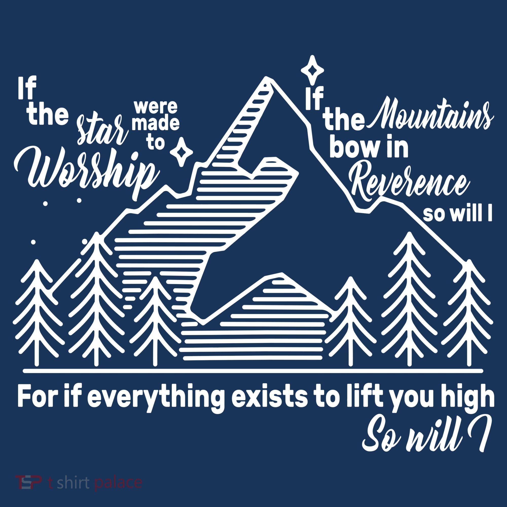 The Stars And Mountains Worship Him Women's Hoodie