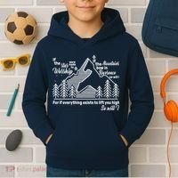 The Stars And Mountains Worship Him Kids Hoodie thumb 2