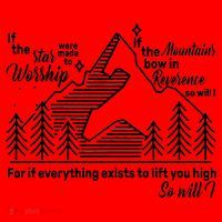 The Stars And Mountains Worship Him Santa Hat thumb 1