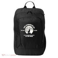 The Strength Of The Pack Is The Wolf Saying City Backpack thumb 0