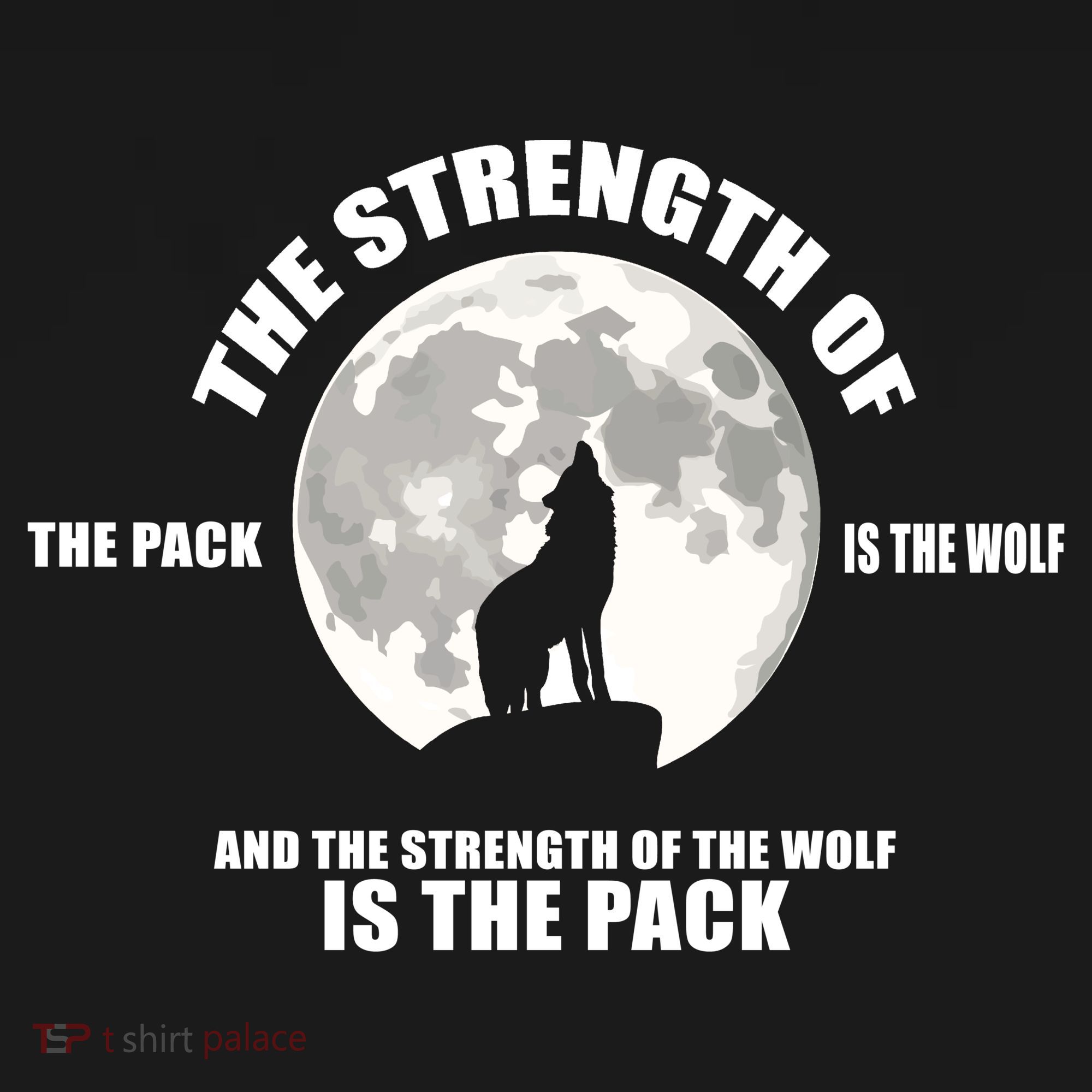 The Strength Of The Pack Is The Wolf Saying Women's Hoodie