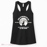 The Strength Of The Pack Is The Wolf Saying Women's Tank Top thumb 0
