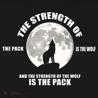 The Strength Of The Pack Is The Wolf Saying Women's Tank Top thumb 5