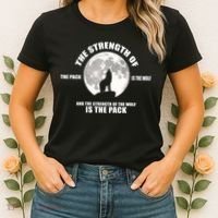 The Strength Of The Pack Is The Wolf Saying Women's T-Shirt thumb 2