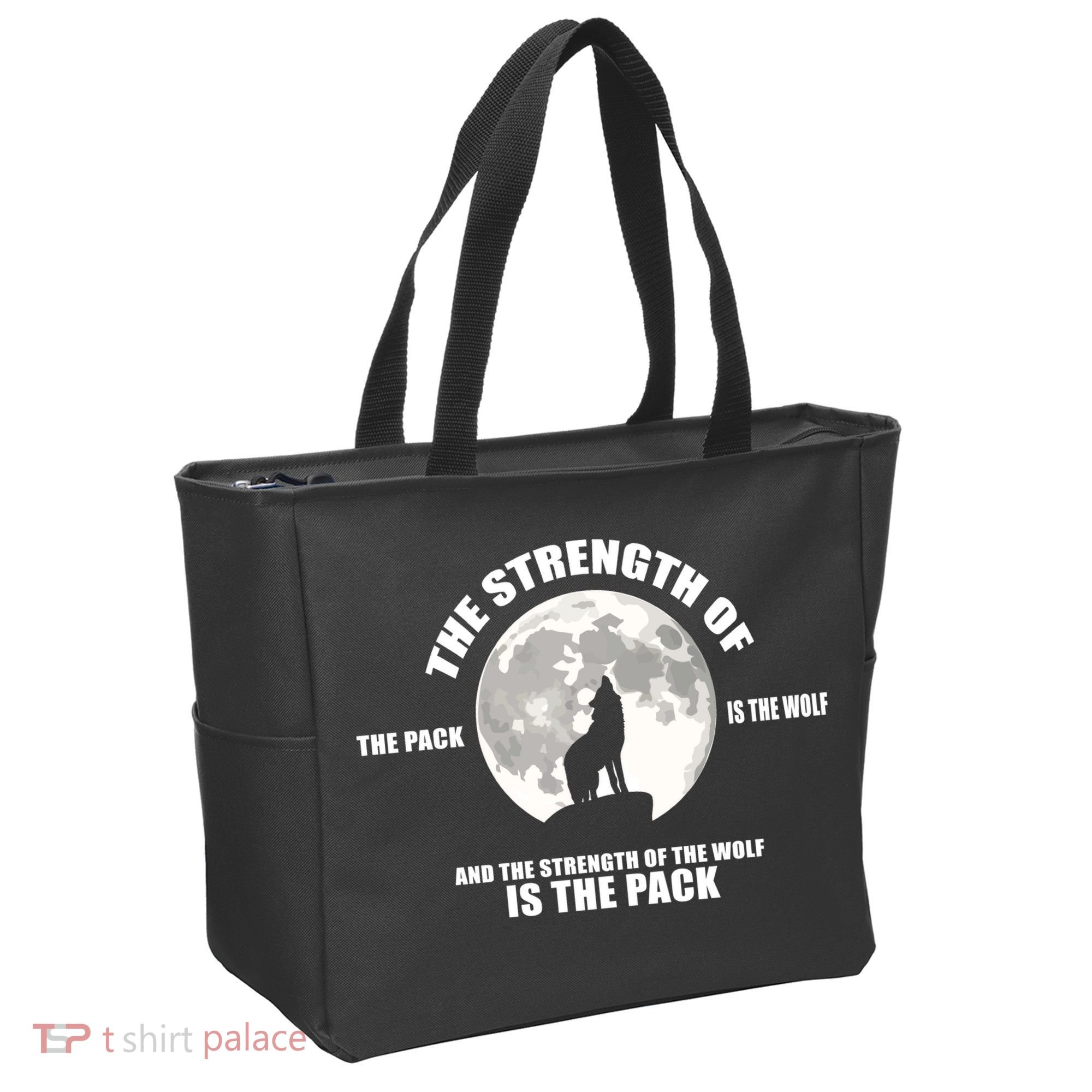 The Strength Of The Pack Is The Wolf Saying Tote Bag