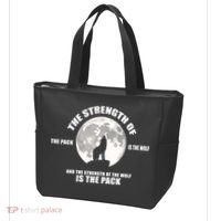 The Strength Of The Pack Is The Wolf Saying Tote Bag thumb 3