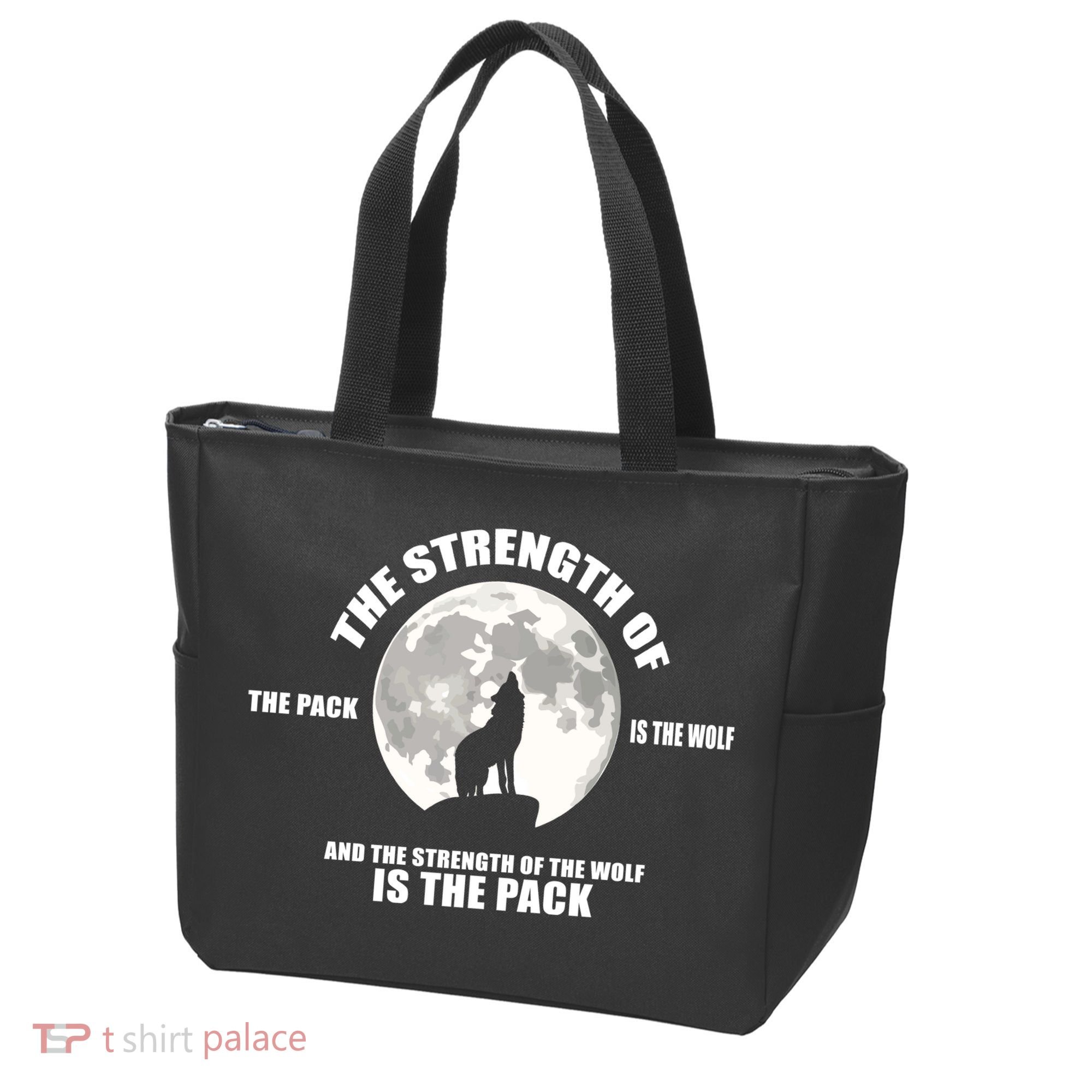 The Strength Of The Pack Is The Wolf Saying Tote Bag