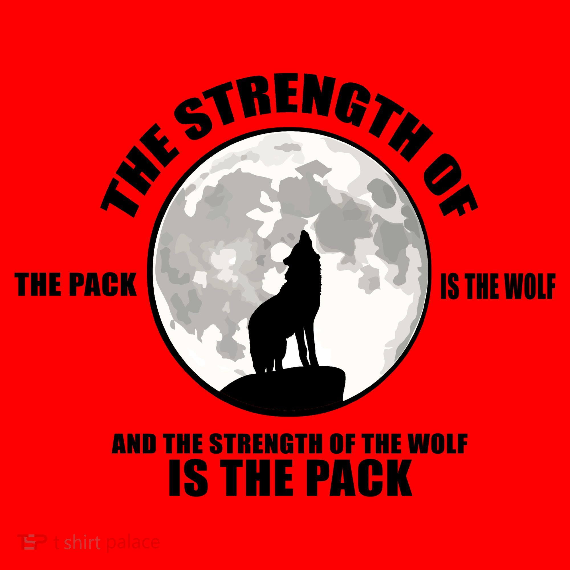 The Strength Of The Pack Is The Wolf Saying Santa Hat