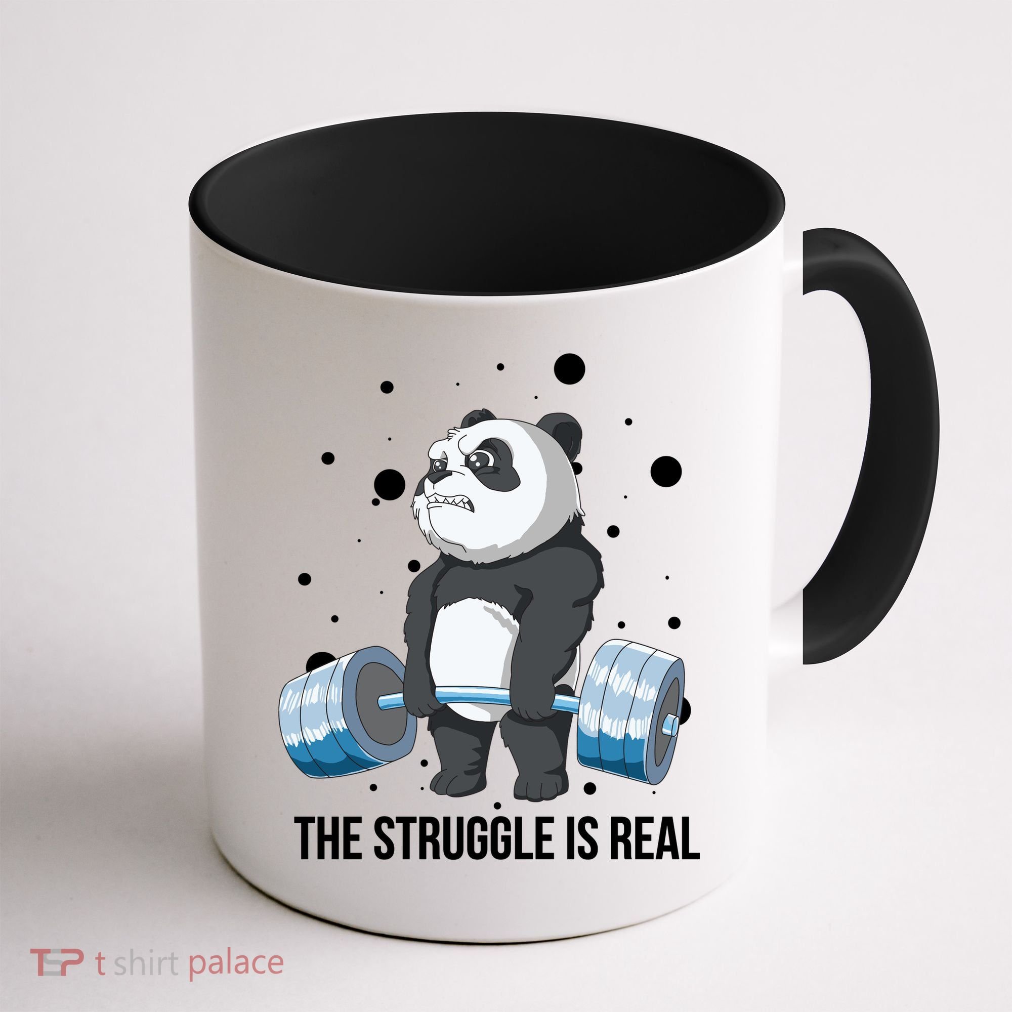 The Struggle Is Real Panda Coffee Mug