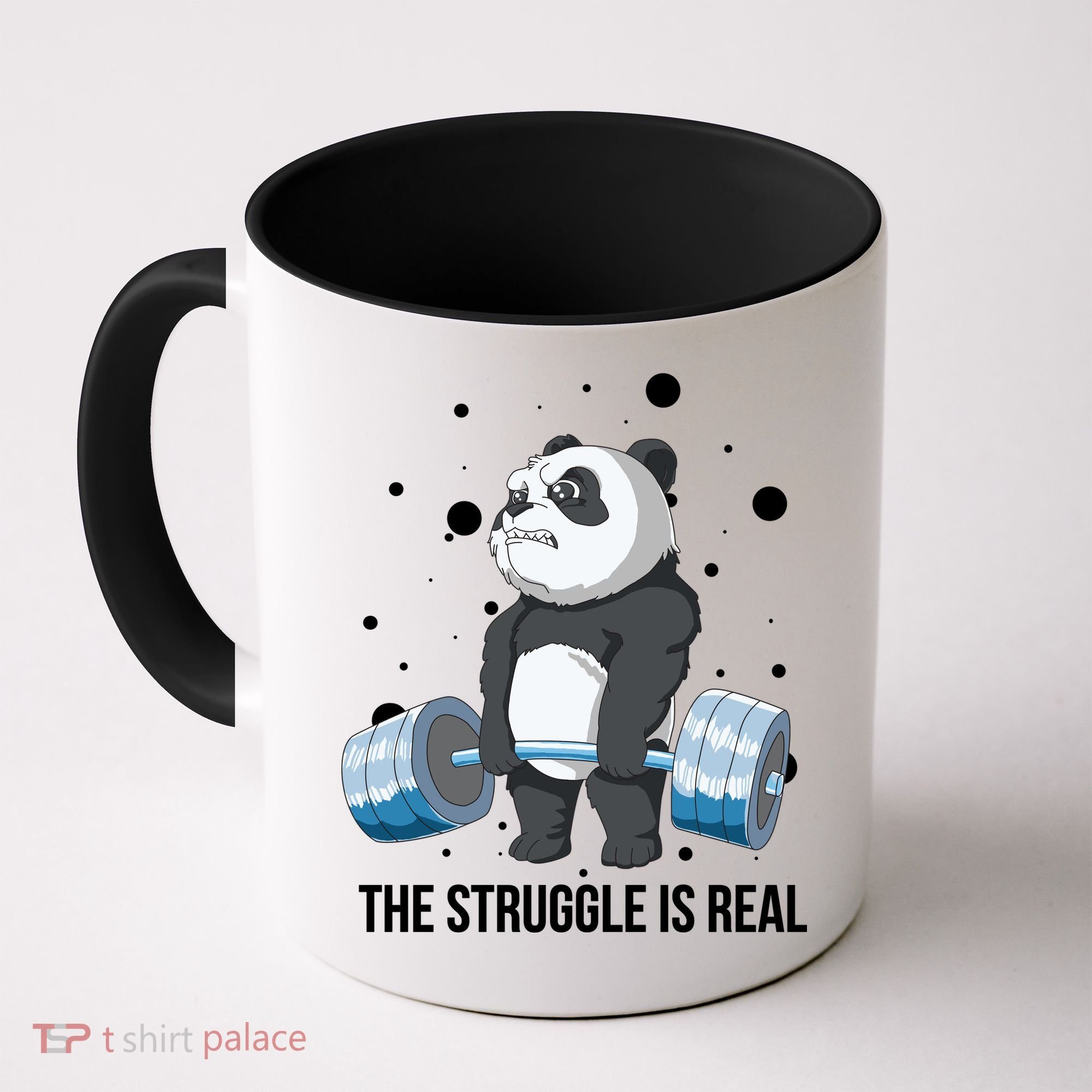 The Struggle Is Real Panda Coffee Mug