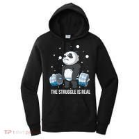 The Struggle Is Real Panda Women's Hoodie thumb 0