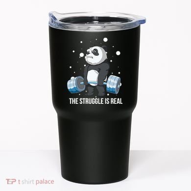 The Struggle Is Real Panda Tumbler
