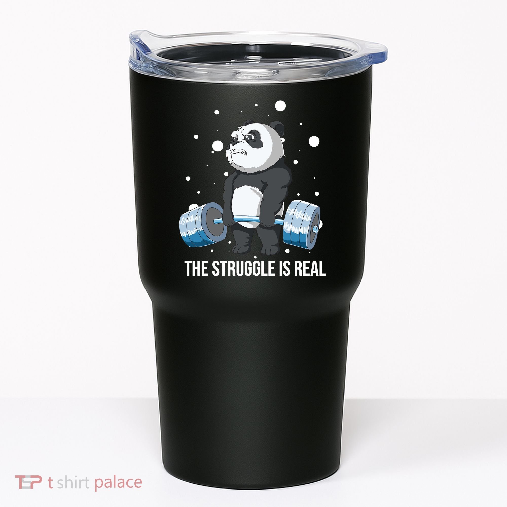 The Struggle Is Real Panda Tumbler