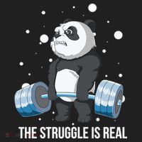 The Struggle Is Real Panda Hat thumb 2