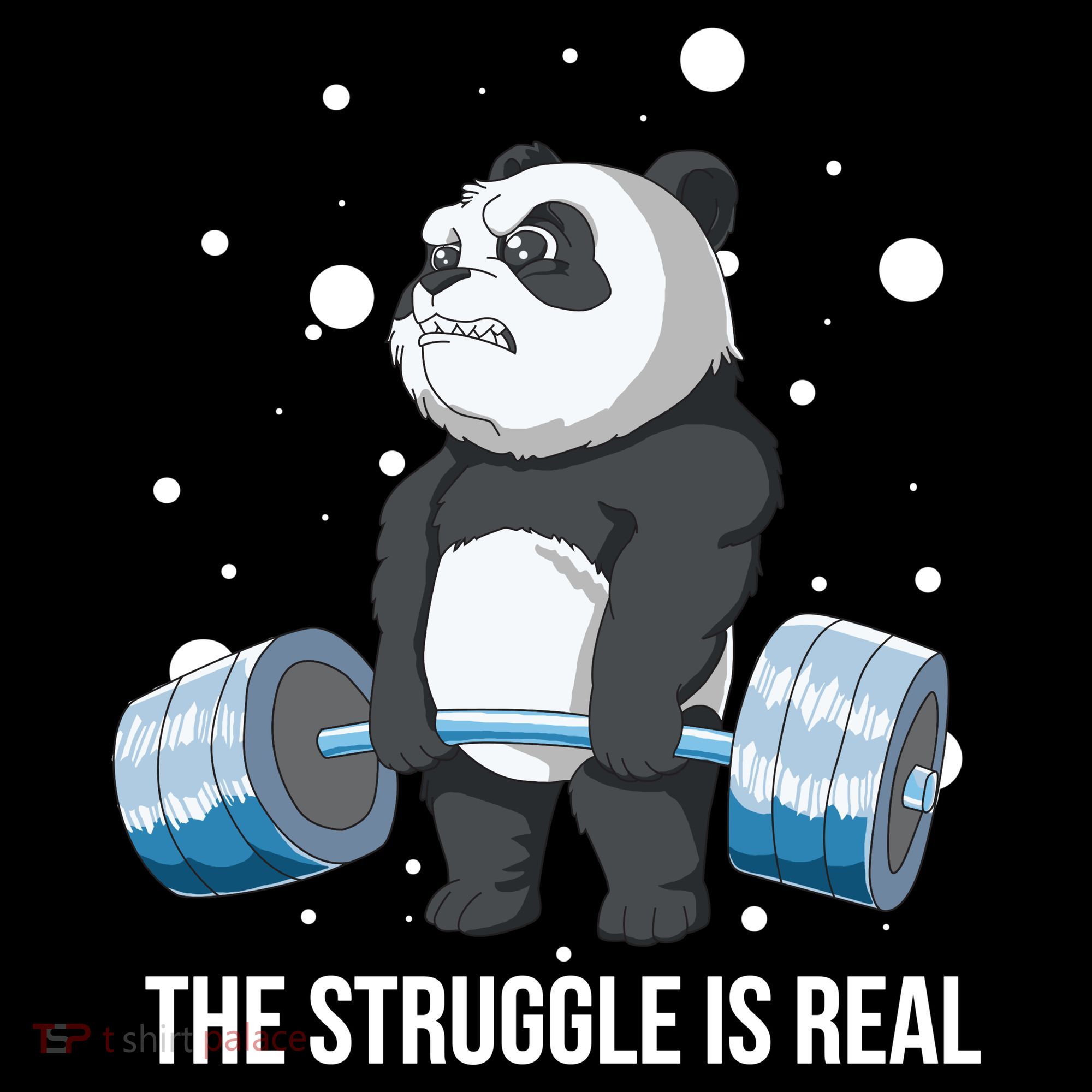 The Struggle Is Real Panda Visor
