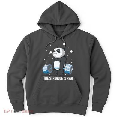 The Struggle Is Real Panda Hoodie