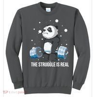 The Struggle Is Real Panda Sweatshirt thumb 0