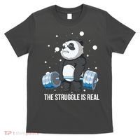 The Struggle Is Real Panda T-Shirt thumb 0