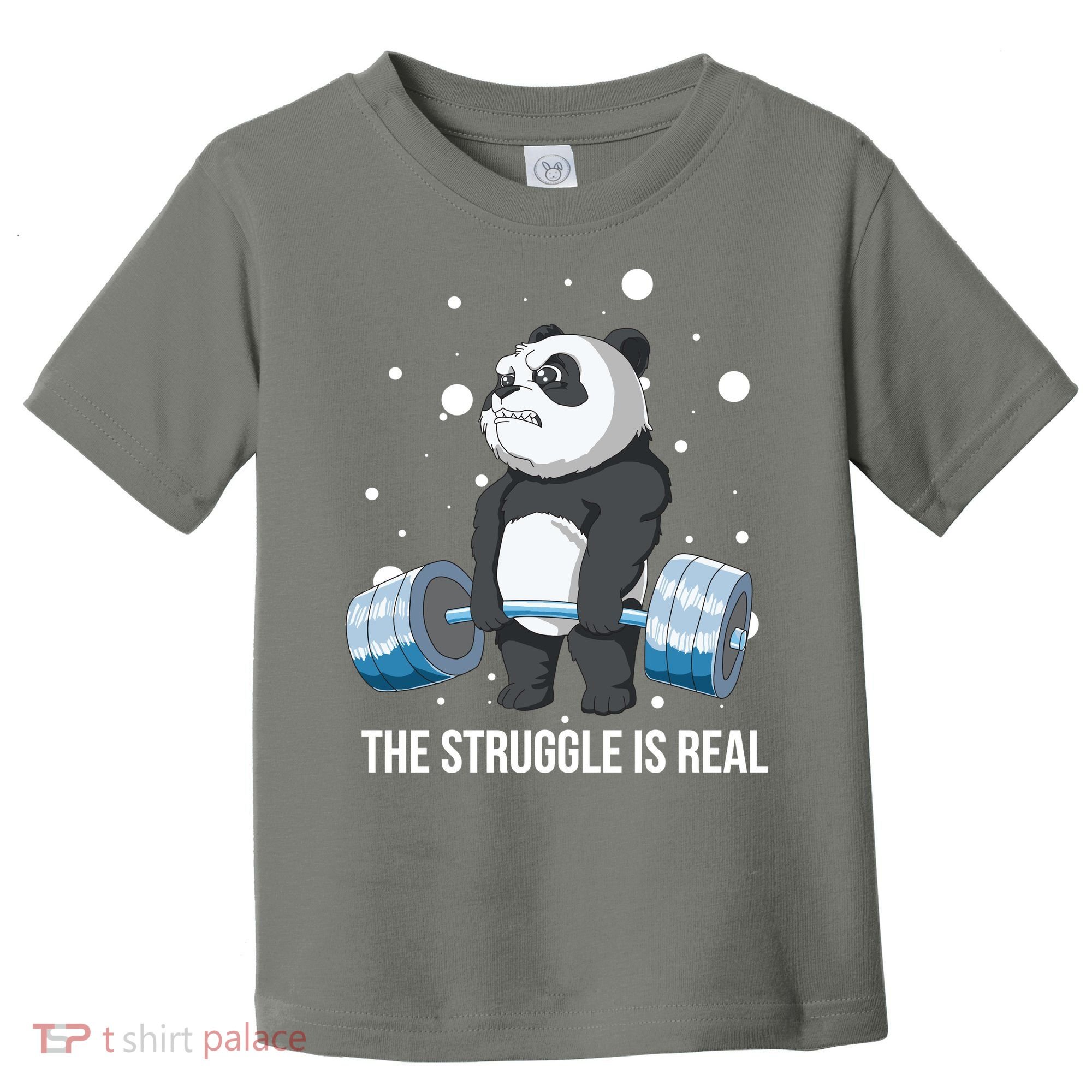The Struggle Is Real Panda Toddler T-Shirt