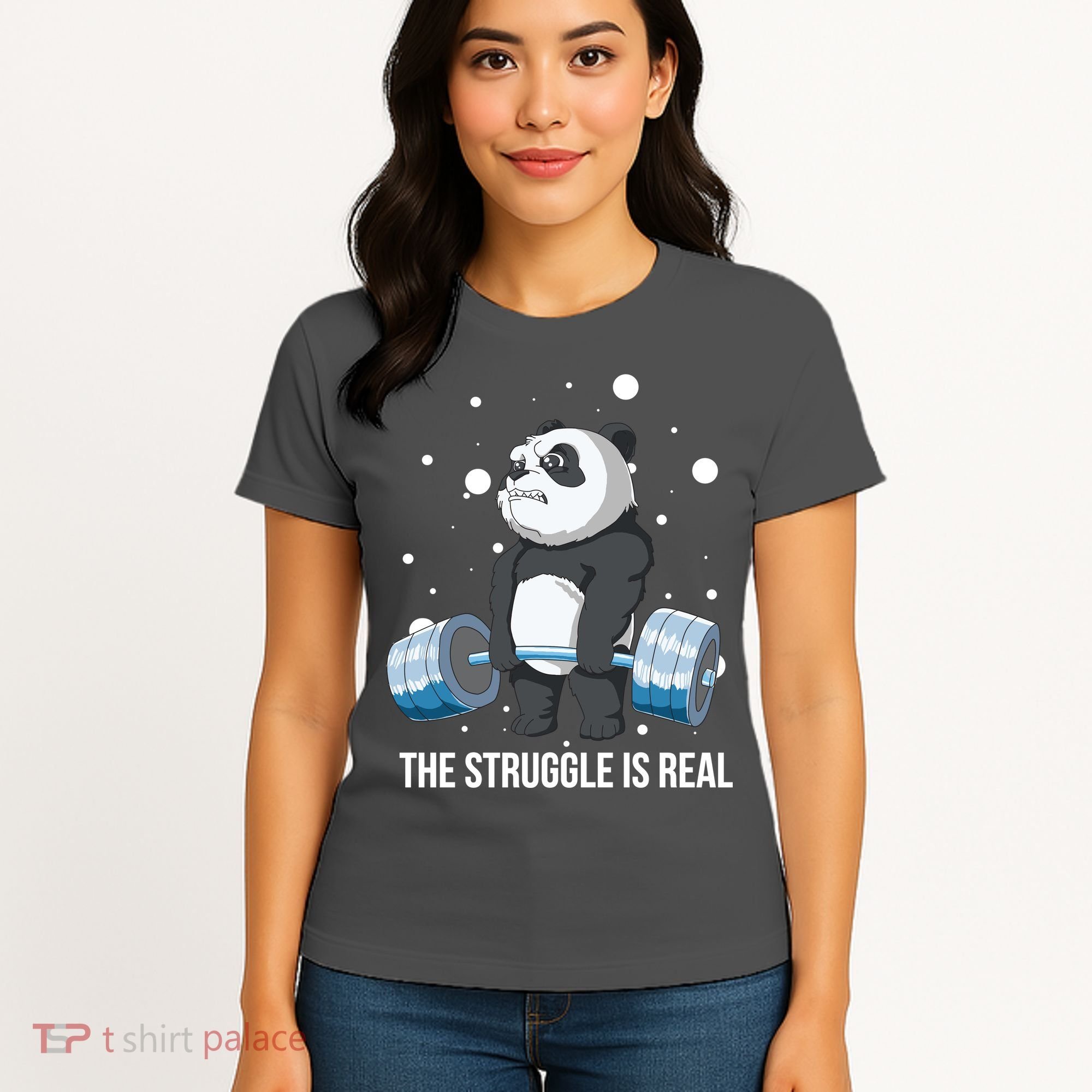 The Struggle Is Real Panda Women's T-Shirt