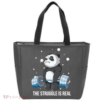 The Struggle Is Real Panda Tote Bag