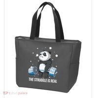 The Struggle Is Real Panda Tote Bag thumb 3