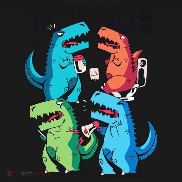 The Struggle Is Real T-Rex Problems Doggie Tank