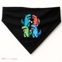The Struggle Is Real T-Rex Problems USA-Made Doggie Bandana thumb 0