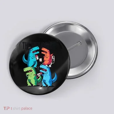 The Struggle Is Real T-Rex Problems Button