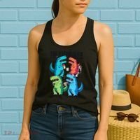 The Struggle Is Real T-Rex Problems Women's Tank Top thumb 2