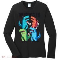 The Struggle Is Real T-Rex Problems Women's Long Sleeve Shirt thumb 0