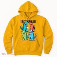 The Struggle Is Real T-Rex Problems Hoodie thumb 0