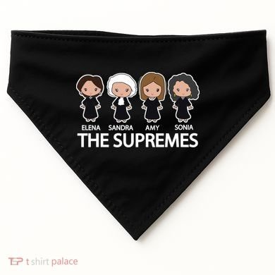The Supremes Court Justice Judges USA-Made Doggie Bandana