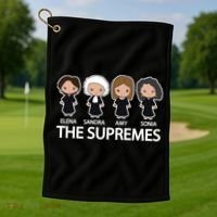 The Supremes Court Justice Judges Golf Towel thumb 1