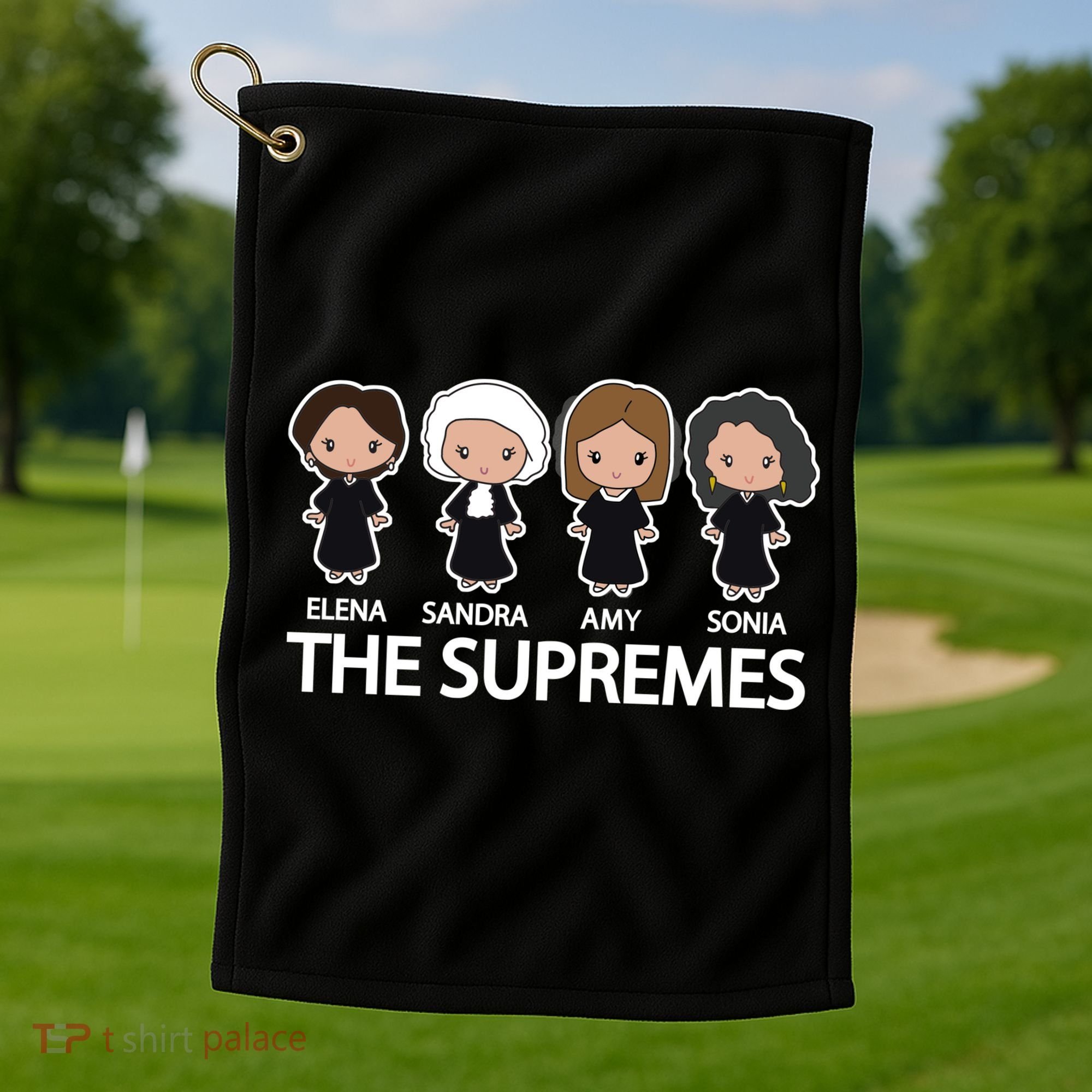 The Supremes Court Justice Judges Golf Towel