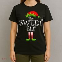 The Sweet Elf Funny Family Matching Christmas T-Shirt thumb 4