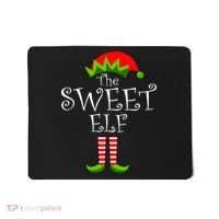 The Sweet Elf Funny Family Matching Christmas Mousepad thumb 0