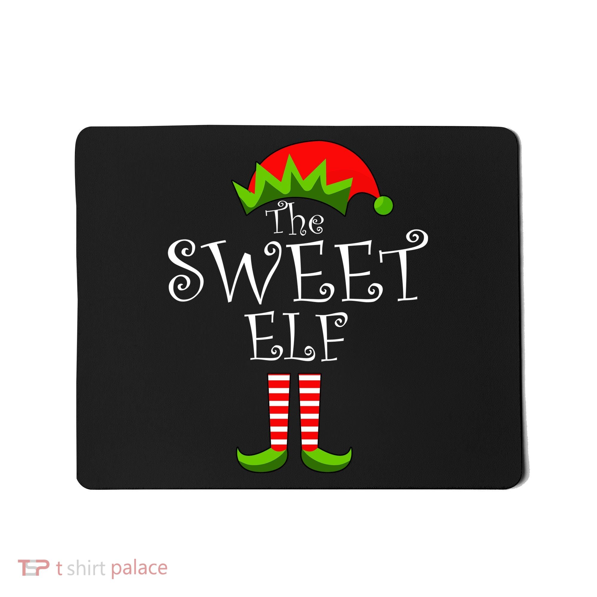 The Sweet Elf Funny Family Matching Christmas Mousepad
