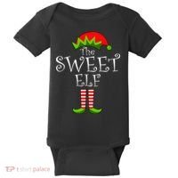 The Sweet Elf Funny Family Matching Christmas Baby Bodysuit thumb 0
